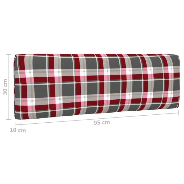 4-tlg. Paletten-Lounge-Set mit Kissen Imprägniertes Kiefernholz