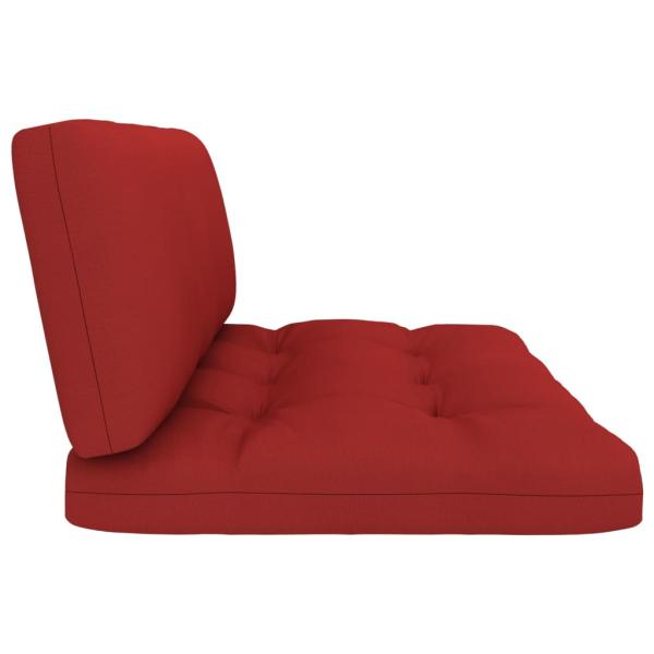 6-tlg. Paletten-Lounge-Set Weiß Imprägniertes Kiefernholz