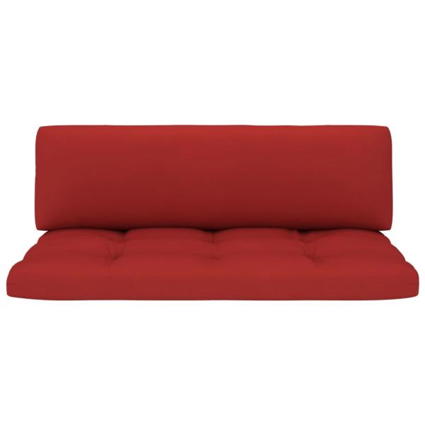 6-tlg. Paletten-Lounge-Set Weiß Imprägniertes Kiefernholz