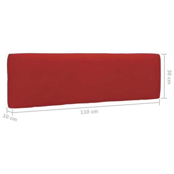 6-tlg. Paletten-Lounge-Set Weiß Imprägniertes Kiefernholz