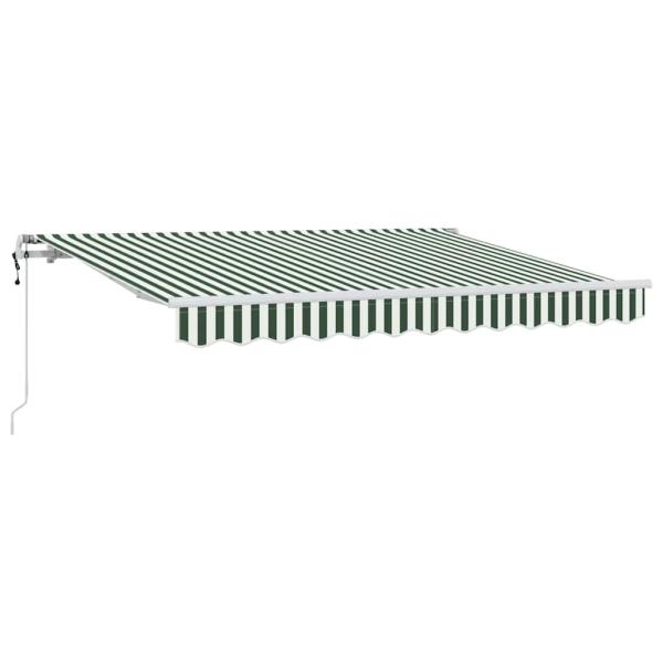 Einziehbare Markise Grün 250 x 200 cm Stoff