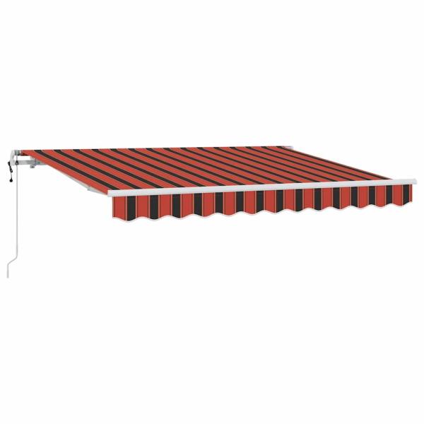 Einziehbare Markise Orange 300 x 200 cm Stoff