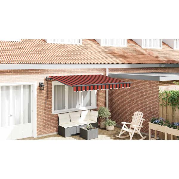 Einziehbare Markise Orange 300 x 200 cm Stoff