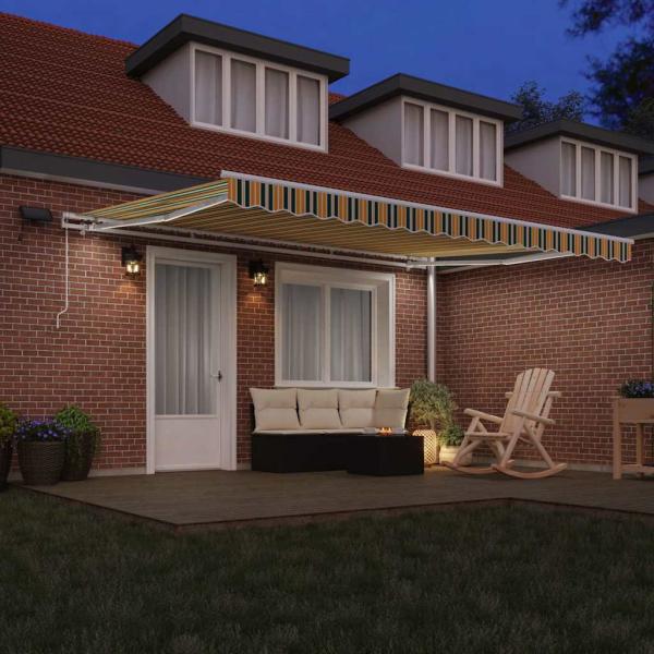 Einziehbare Markise mit 450 x 350 cm Stoff