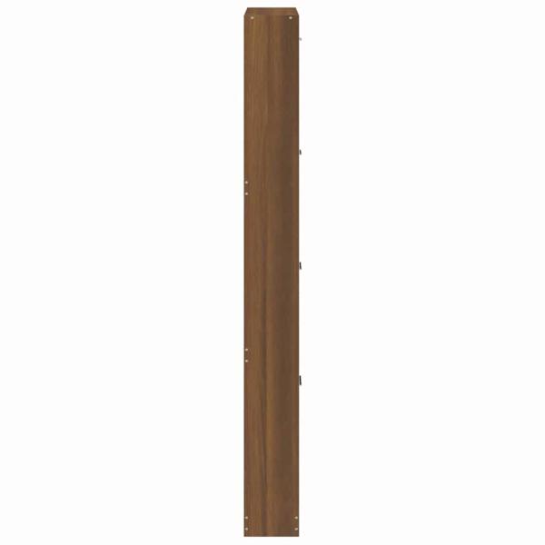 Schuhschrank Braun Eichen-Optik 59x17x150 cm Holzwerkstoff
