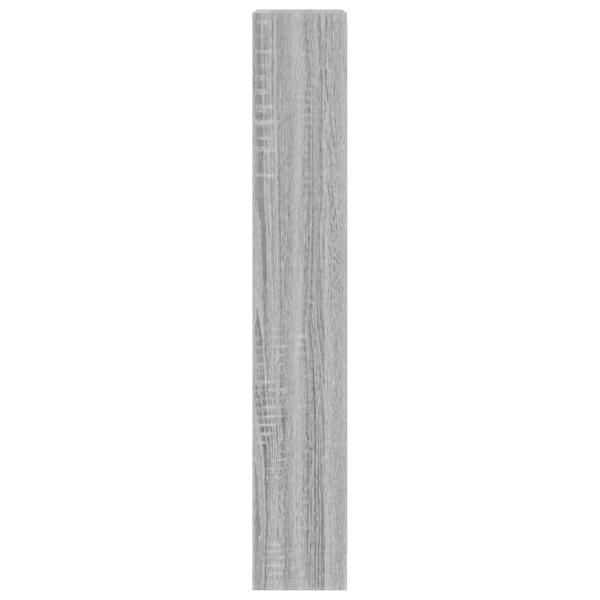Schuhschrank Grau Sonoma 63x24x147 cm Holzwerkstoff