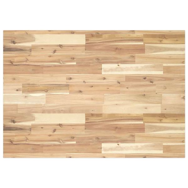 Tischplatte Rechteckig 120x70x2 cm Massivholz Akazie