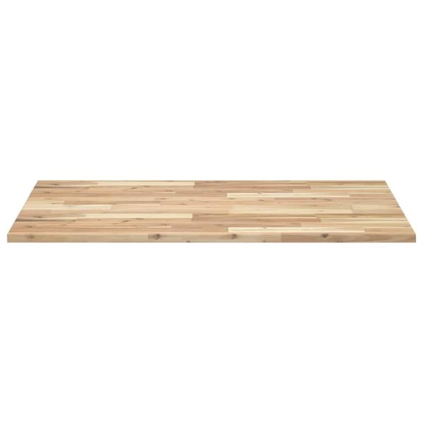 Tischplatte Rechteckig 120x70x2 cm Massivholz Akazie