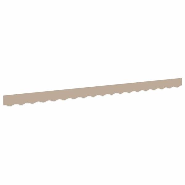 Ersatzvolant für Markise für 4 m Beige Polyester