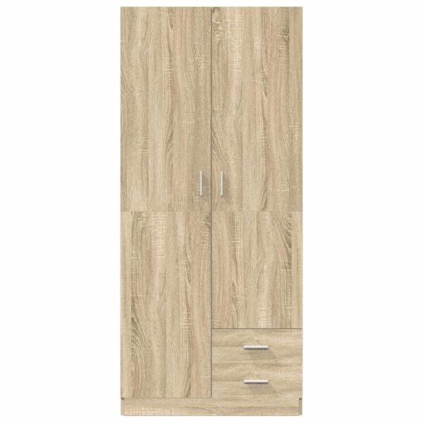 Kleiderschrank Sonoma-Eiche 80x52x180 cm Holzwerkstoff