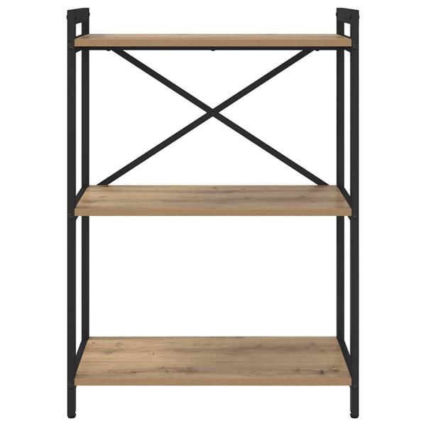 Bücherregal 60 x 30 x 85 cm Holzwerkstoff Artisan-Eiche