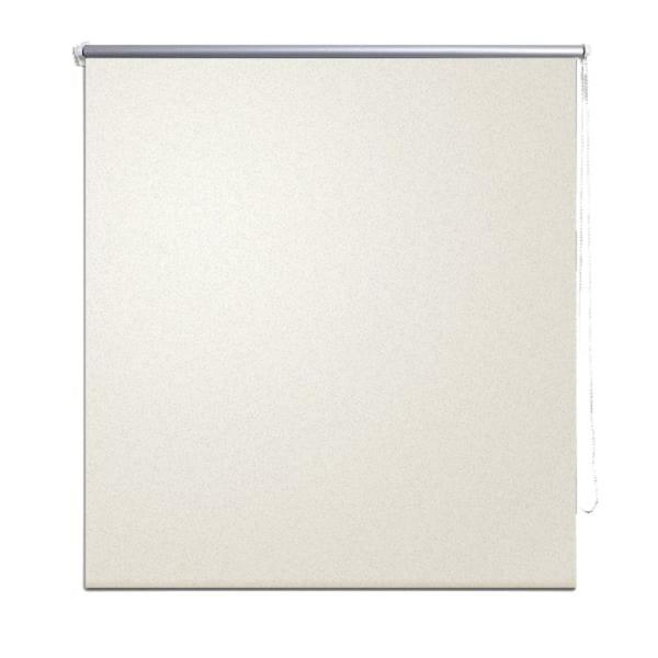 Verdunkelungsrollo 104,4 x 230 cm, Stoffbreite 100 cm, Gebrochen Weiß