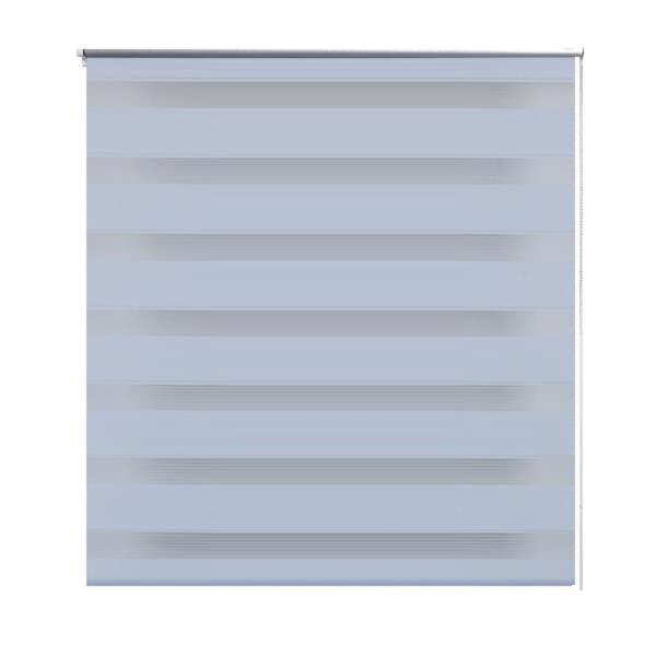 Zebra-Rollo 40,9 x 100 cm, Stoffbreite 36,7 cm, Weiß