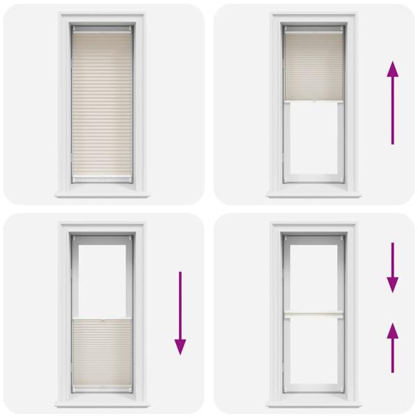 Plissee Faltrollo Rollo Plisseerollo 40x100cm Creme