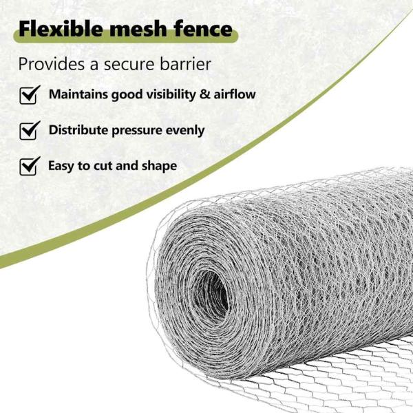 Zaun mit Pfosten Silber 1,5 x 10 m Stahl