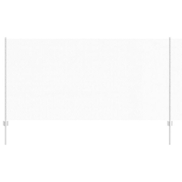 Zaun mit Pfosten Silber 1,2 x 50 m Stahl