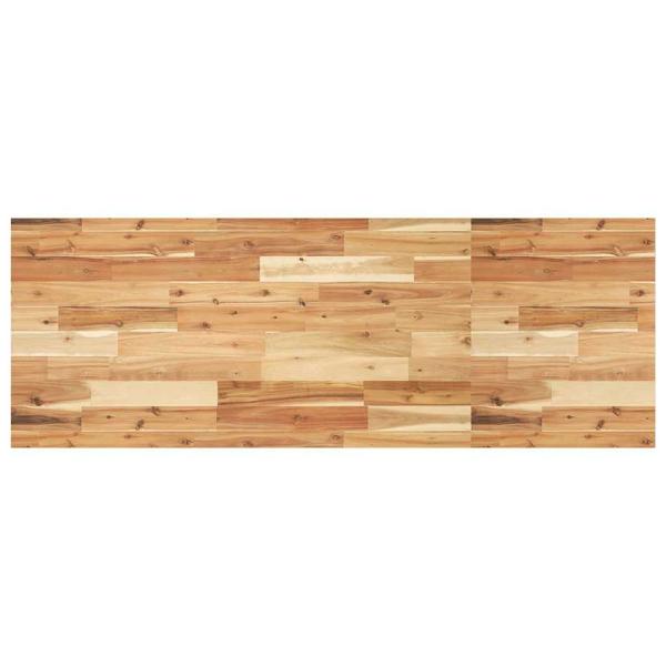 Tischplatte Rechteckig 160x50x2 cm Massivholz Akazie