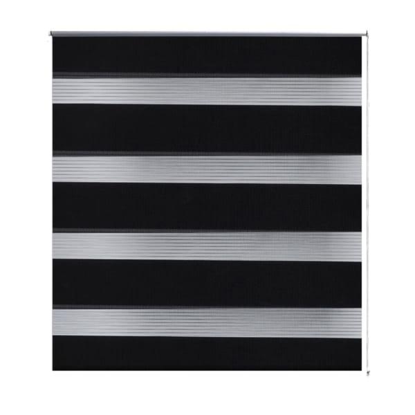 Zebra-Rollo 40,9 x 100 cm, Stoffbreite 36,7 cm, schwarz
