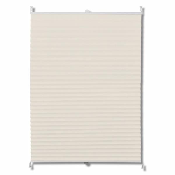 Plissee Faltrollo Rollo Plisseerollo 80x150cm Creme