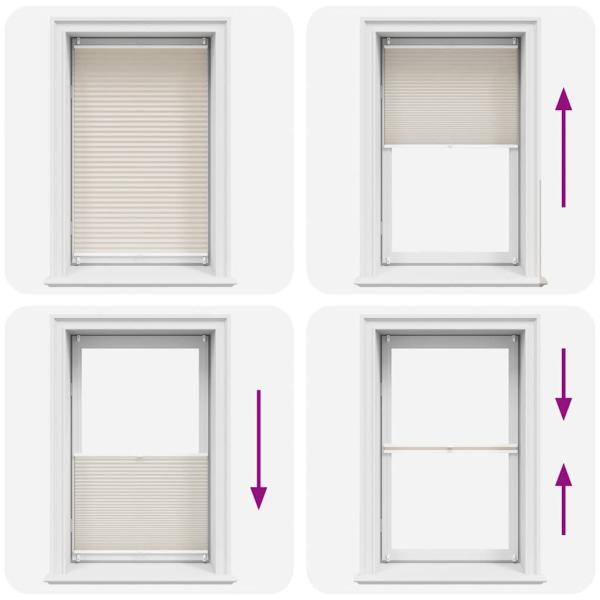 Plissee Rollo Jalousie Plisseerollo 90x150cm Creme