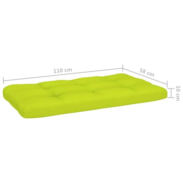6-tlg. Paletten-Lounge-Set mit Kissen Imprägniertes Kiefernholz