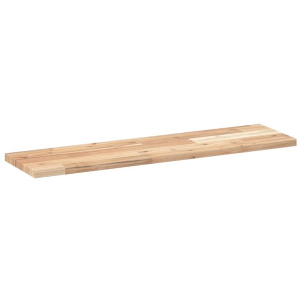 Schweberegale 2 Stk. 100x20x2 cm Massivholz Akazie Unbehandelt