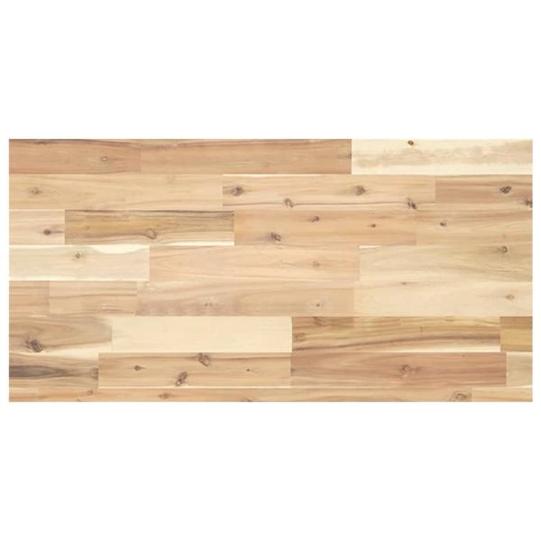 Schweberegal 60x40x4 cm Massivholz Akazie Unbehandelt