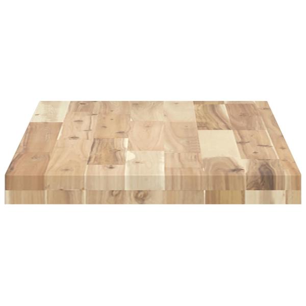 Schweberegale 2 Stk. 80x40x4 cm Massivholz Akazie Unbehandelt