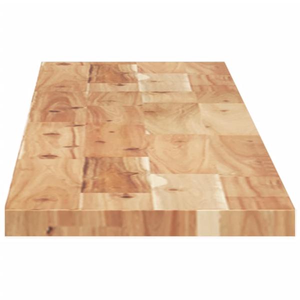 Schweberegale 4 Stk. 120x20x2 cm Massivholz Akazie Ölbehandelt