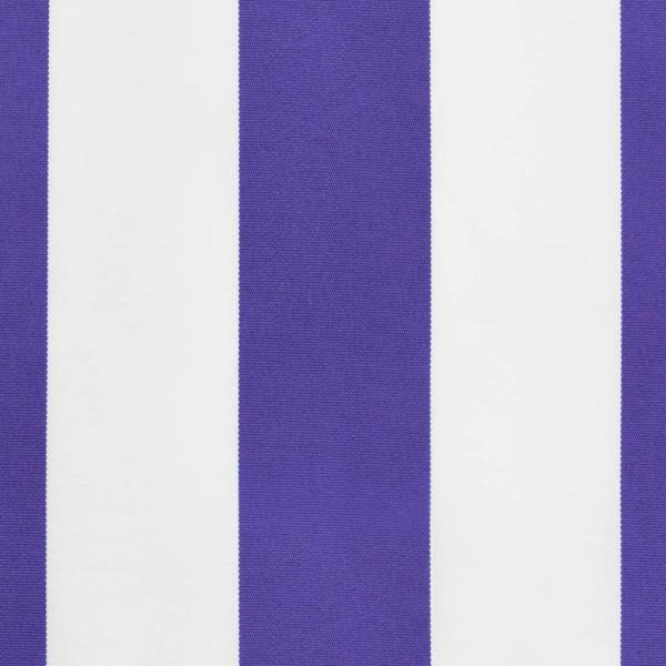 Markisenvolant Blau und Weiß Gestreift 300 cm