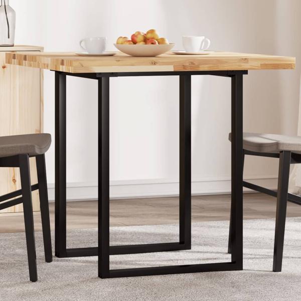 ARDEBO.de - Tischplatte Quadratisch 80x80x4 cm Massivholz Akazie