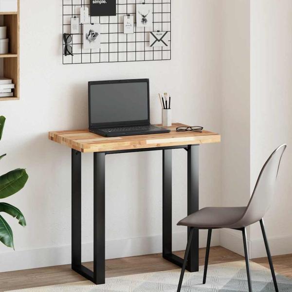 Tischplatte Rechteckig 60x50x4 cm Massivholz Akazie