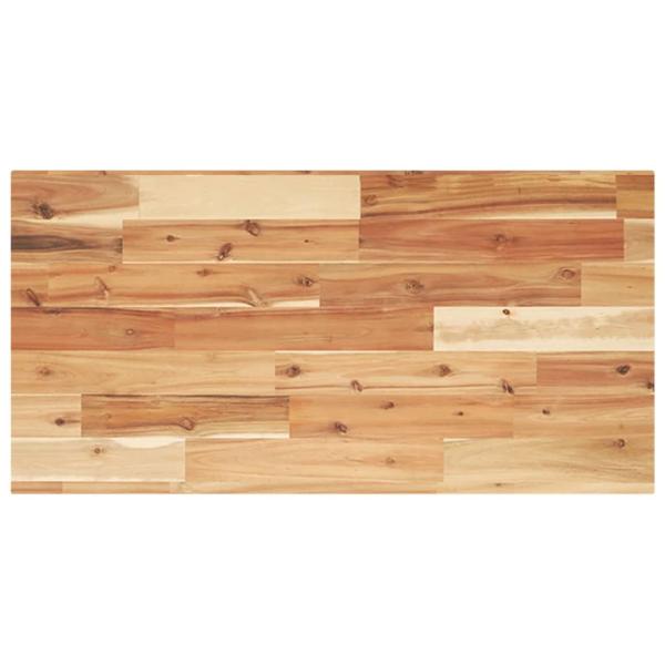 Tischplatte Rechteckig 80x40x2 cm Massivholz Akazie