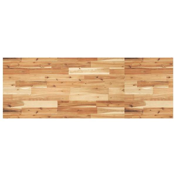 Tischplatte Rechteckig 120x50x2 cm Massivholz Akazie