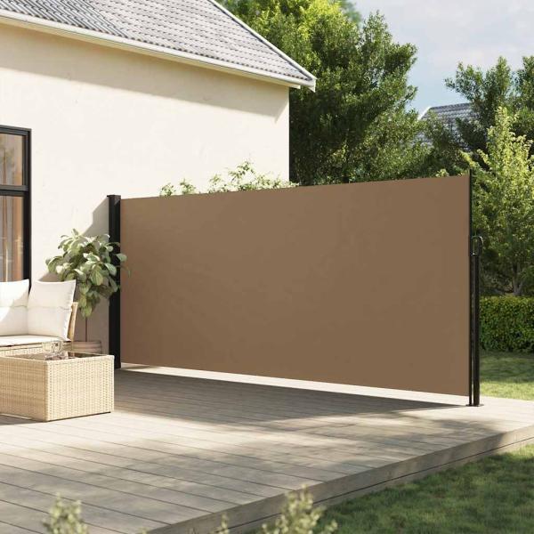 ARDEBO.de - Seitenmarkise Ausziehbar Taupe 180x300 cm