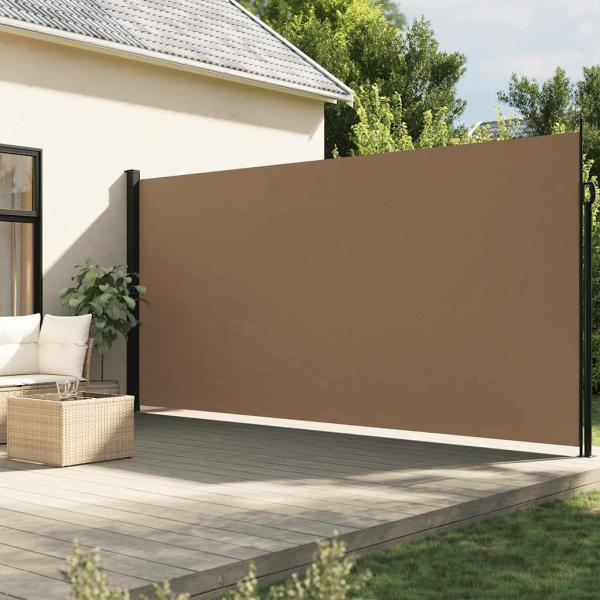 ARDEBO.de - Seitenmarkise Ausziehbar Taupe 200x300 cm