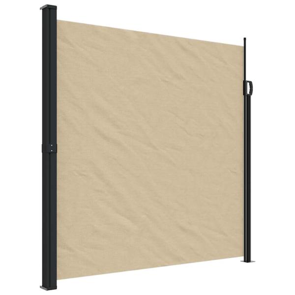 Seitenmarkise Ausziehbar Beige 200x500 cm