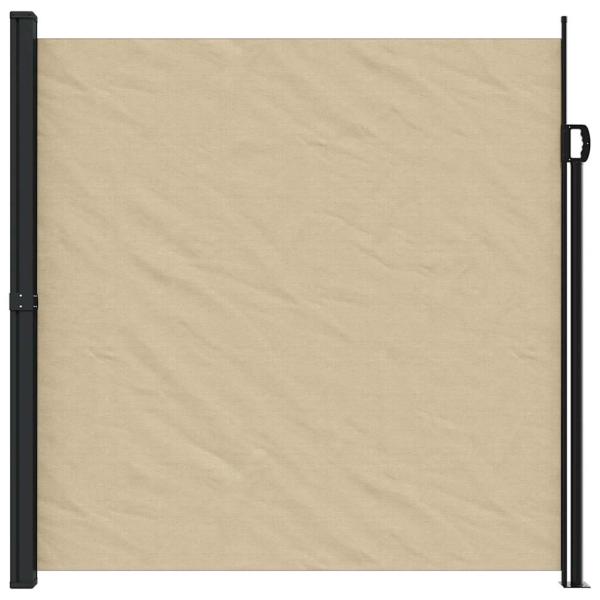 Seitenmarkise Ausziehbar Beige 200x500 cm