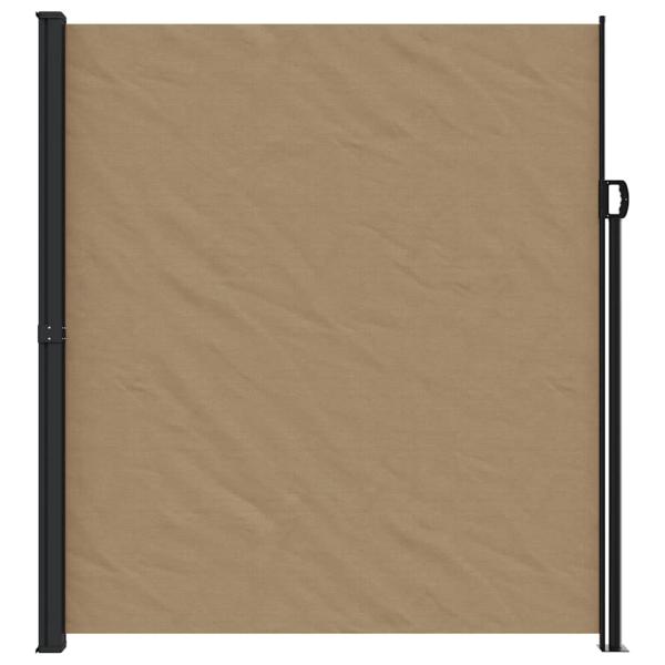 Seitenmarkise Ausziehbar Taupe 220x500 cm