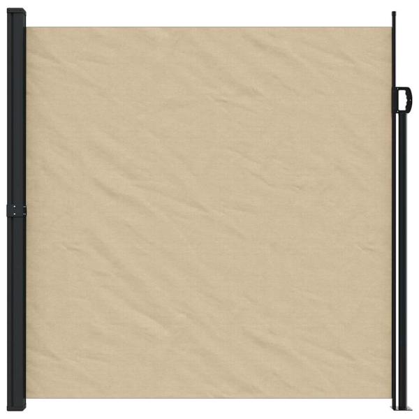 Seitenmarkise Ausziehbar Beige 200x600 cm