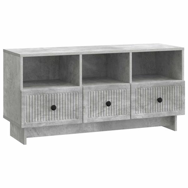 TV-Schränk Betongrau 102 x 34,5 x 50 cm Holzwerkstoff