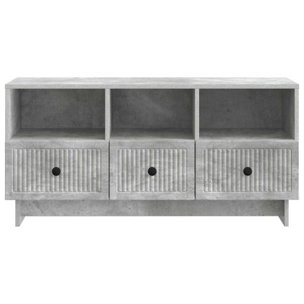 TV-Schränk Betongrau 102 x 34,5 x 50 cm Holzwerkstoff
