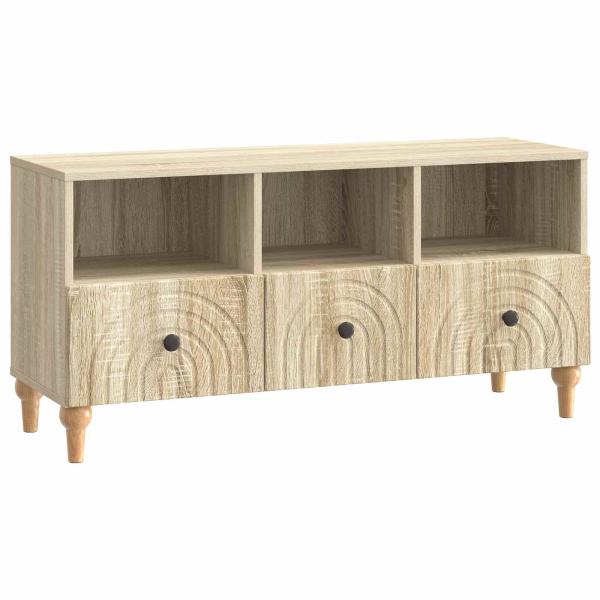 TV-Schränk 102 x 34,5 x 50 cm Sonoma-Eiche Holzwerkstoff