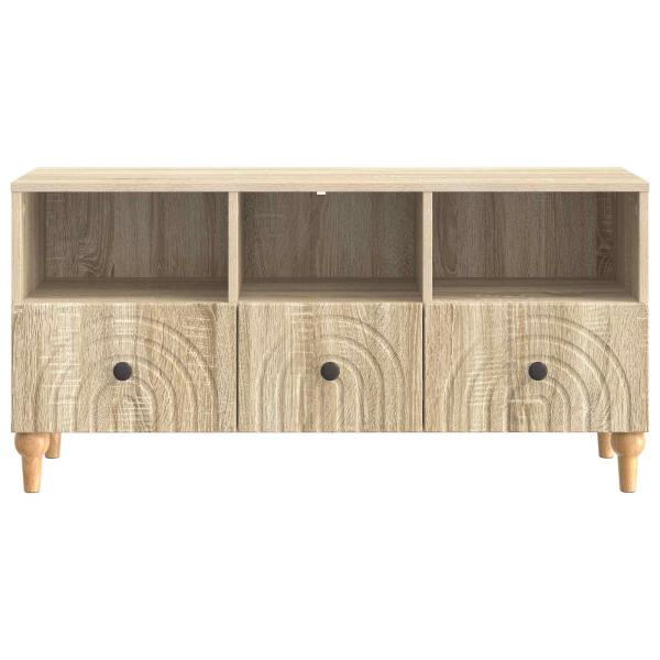 TV-Schränk 102 x 34,5 x 50 cm Sonoma-Eiche Holzwerkstoff