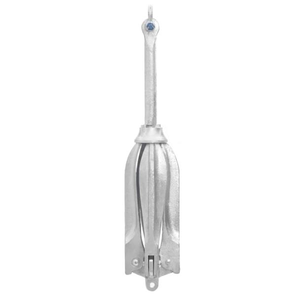 Klappanker Silber 12 kg Feuerverzinktes Gusseisen