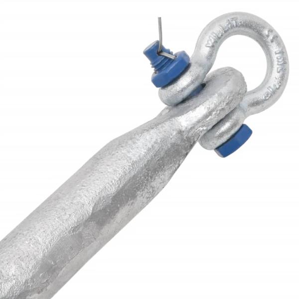 Klappanker Silber 12 kg Feuerverzinktes Gusseisen