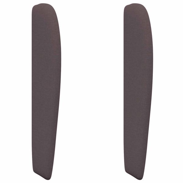 Kopfteil Ohr Braun 80 x 23 x 6 cm Stoff