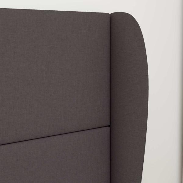 Kopfteil Ohr Braun 80 x 23 x 6 cm Stoff
