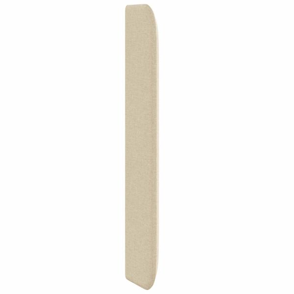 Kopfteil Ohr Creme 80 x 16 x 4 cm Stoff
