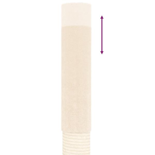 Kratzbaum Deckenhoch Creme 277-303 cm